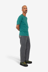 Contrast Sleeve T Shirt Phthalo Green