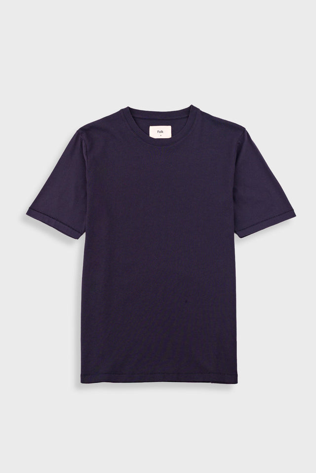 Contrast Sleeve T-Shirt - Soft Black