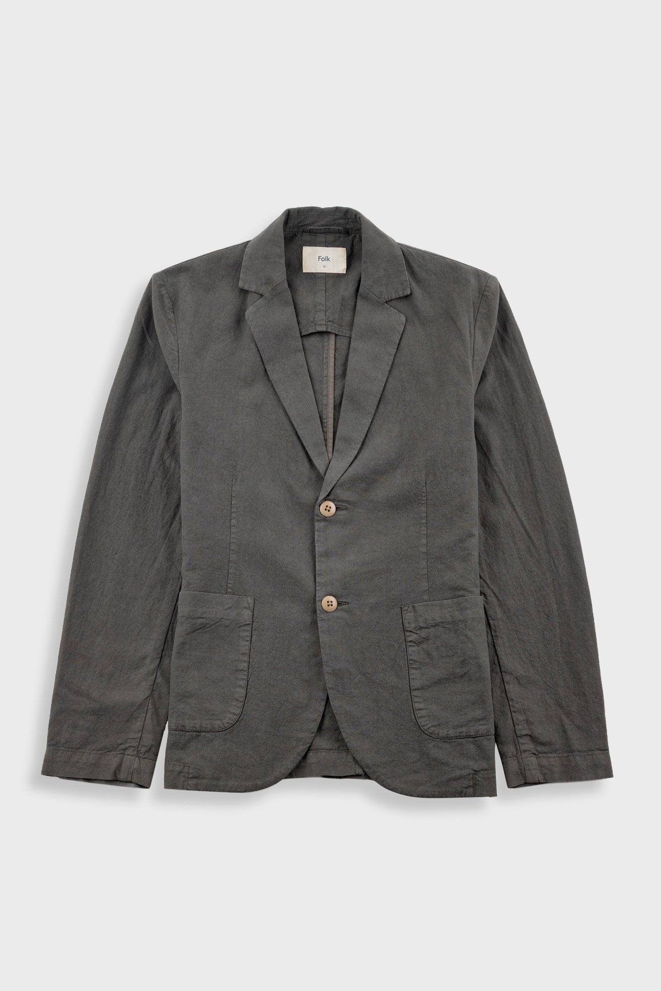 Cotton Linen Blazer Dark