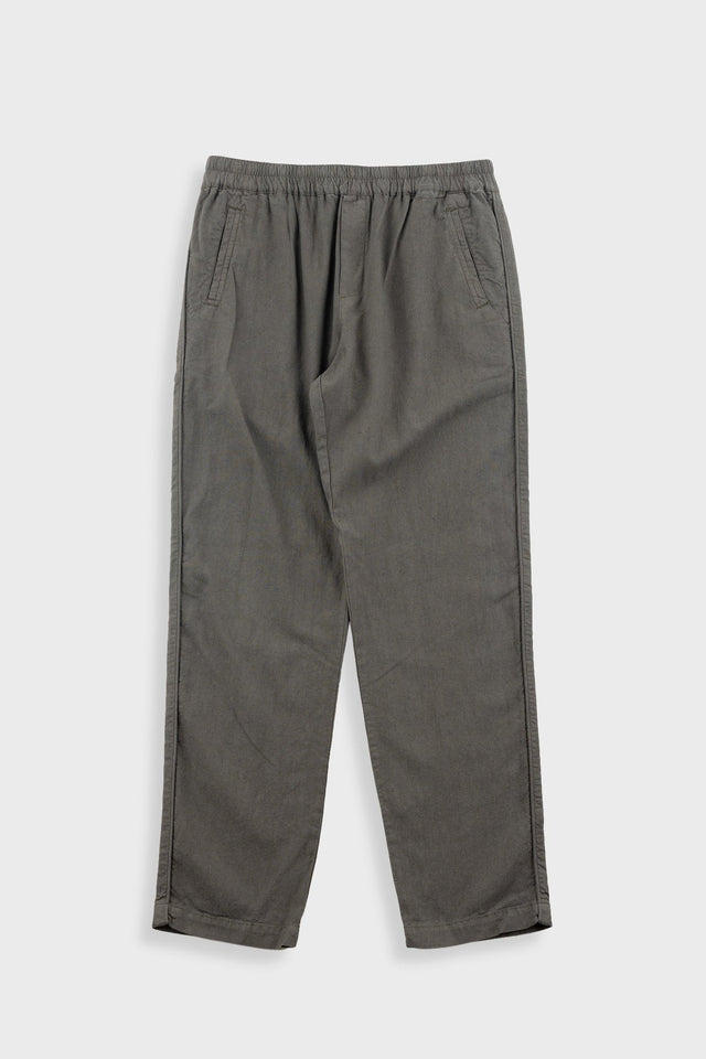 Cotton Linen Trouser - Dark Sage