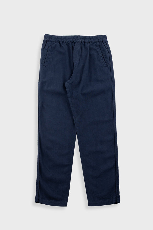 Cotton Linen Trouser - Dark Navy