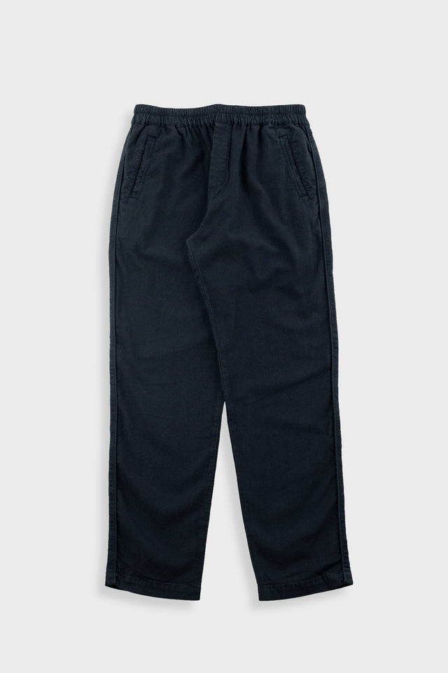 Cotton Linen Trouser - Soft Black