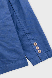 Cotton Linen Blazer Woad