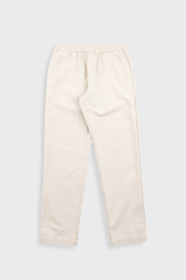 Cotton Linen Trouser - Natural Linen Canvas