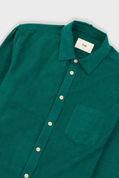 Direction Babycord Shirt Phthalo Green