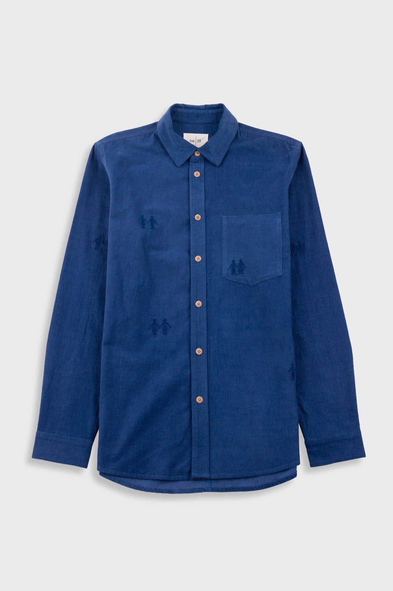 Direction Babycord Shirt Soft Embroidery