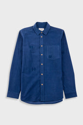 Direction Babycord Shirt - Soft Blue Embroidery
