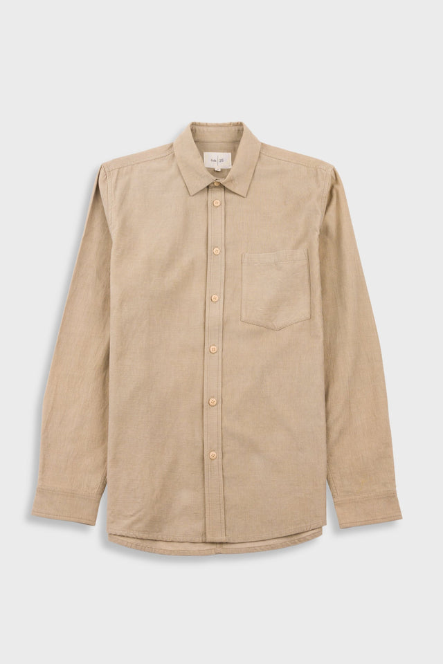 Direction Babycord Shirt - Soft Brown