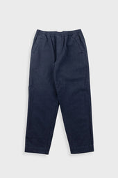 Drawcord Assembly Pant - Dark Navy Cotton Linen