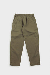 Drawcord Assembly Pant - Dark Olive Seersucker