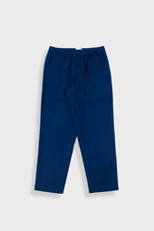 Drawcord Assembly Pant - Ink Blue Moleskin