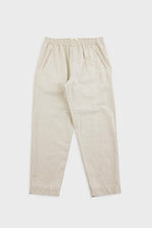 Drawcord Assembly Pant - Natural Linen Cotton Canvas