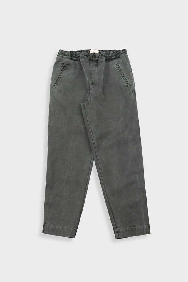 Drawcord Assembly Pant - Olive Slub
