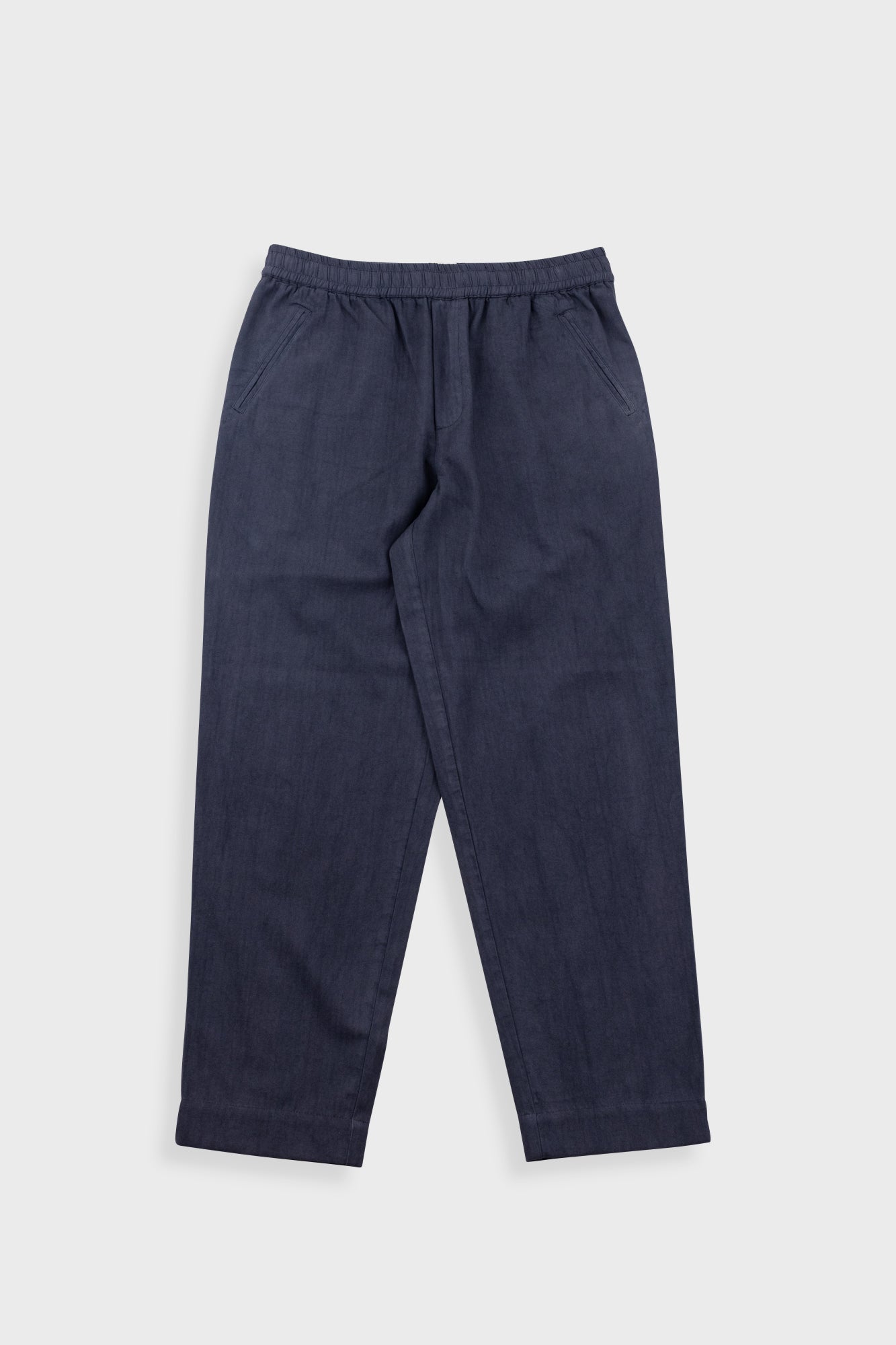 Drawcord Assembly Pant Blue Herringbone