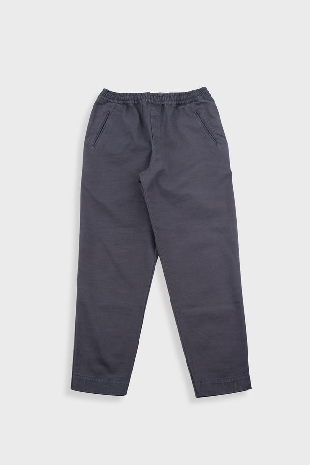 Drawcord Assembly Pant - Soft Black Slub