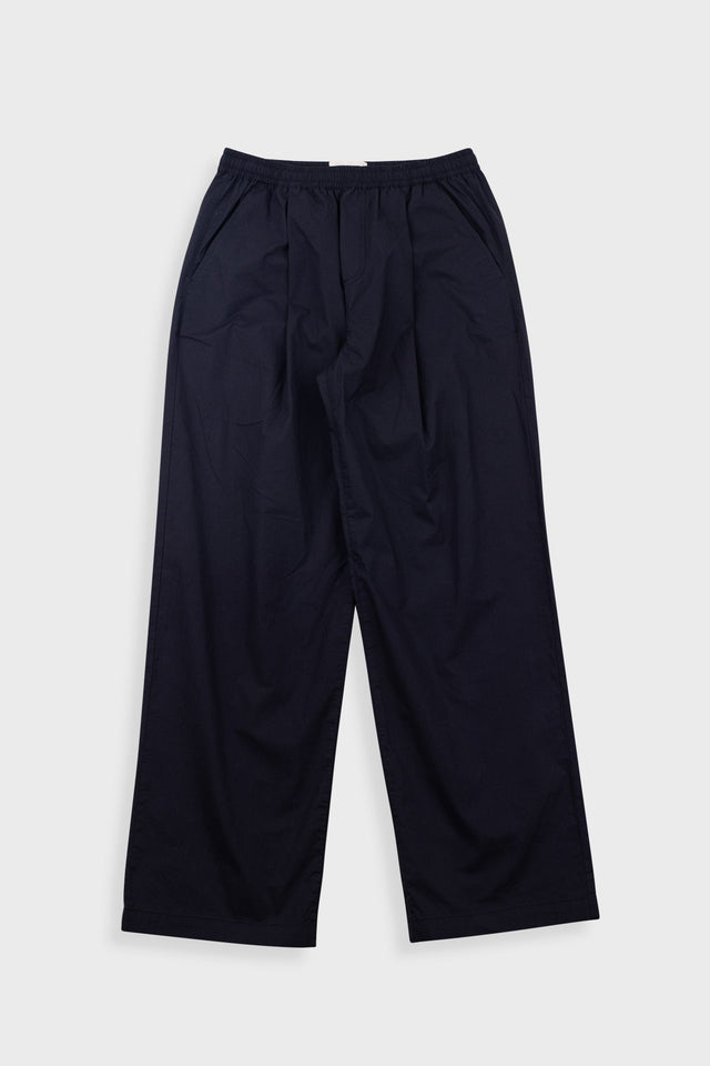 Drawcord Loose Trousers - Black
