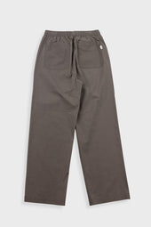 Drawcord Loose Trousers Dark Seersucker