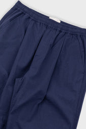 Drawcord Loose Trousers Seersucker