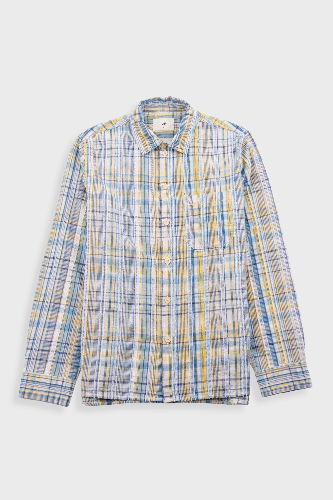 Easy Fit Shirt Blue Cut Check