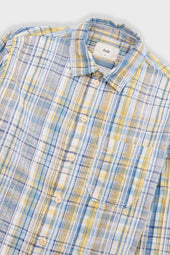 Easy Fit Shirt Blue Cut Check