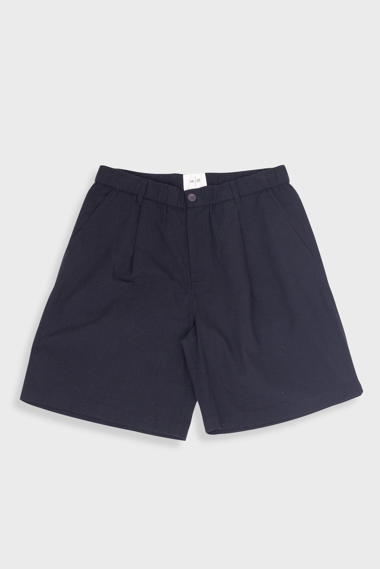 Elasticated Wide Fit Short Seersucker