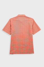 Gabe Shirt Red Oxide Textured Check