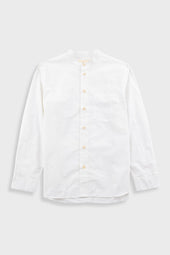 Grandad Collar Shirt - White