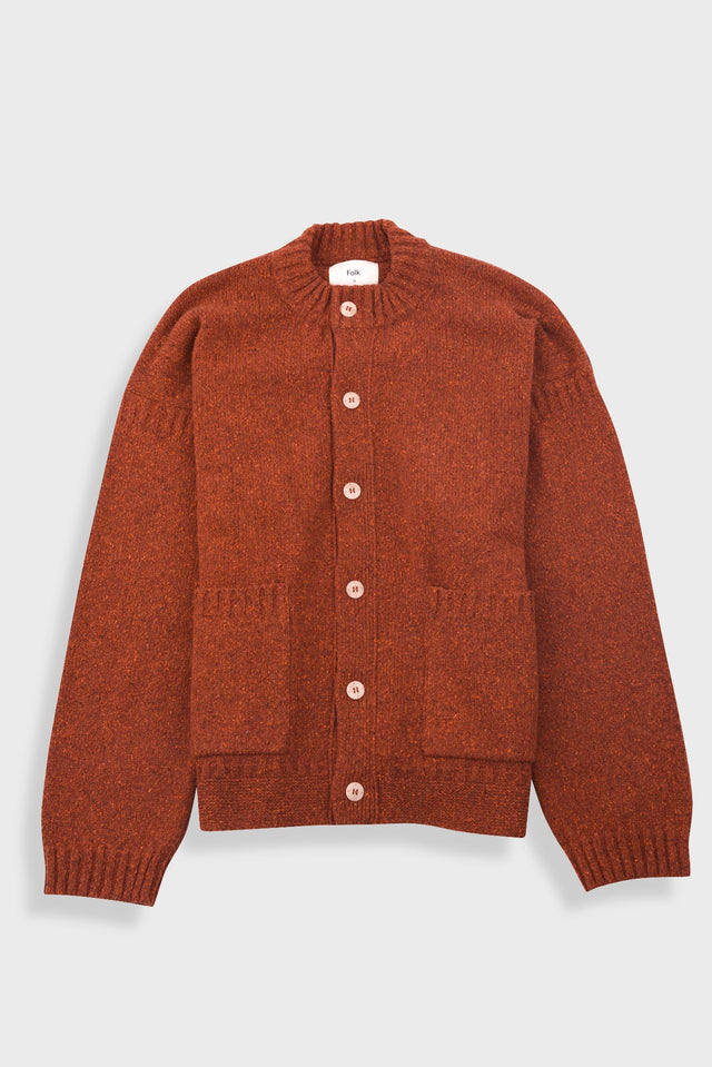 Knitted Jacket - Burnt Ochre