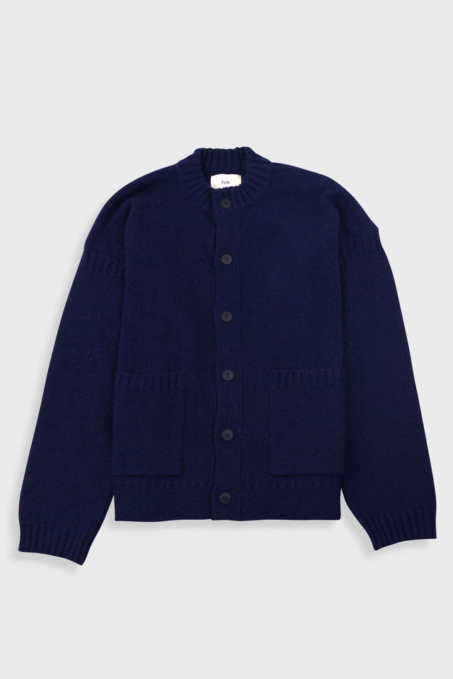 Knitted Jacket - Navy