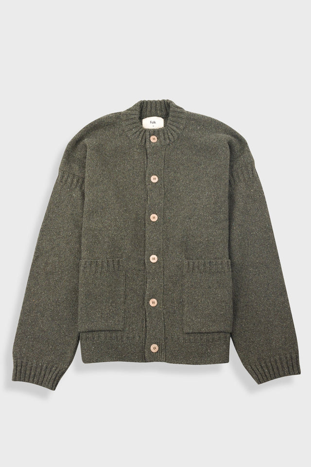 Knitted Jacket - Olive