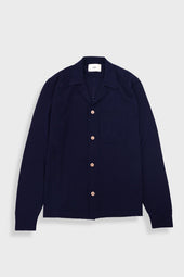 Knitted Shirt - Navy