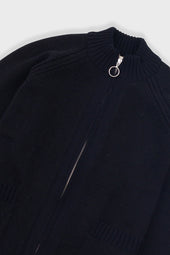 Knitted Zip Thru Bomber