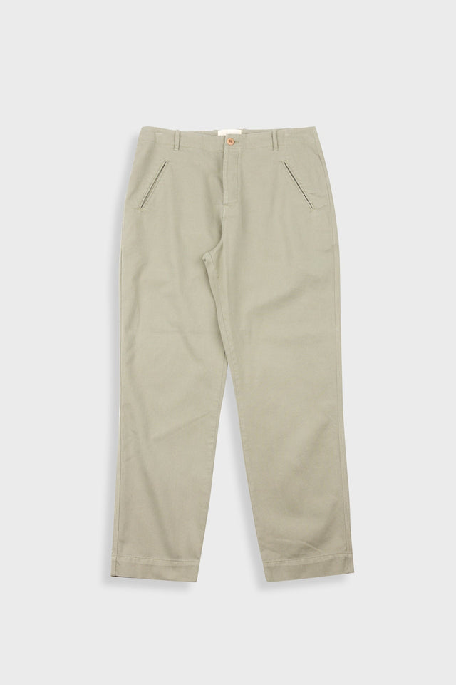 Lean Assembly Pant - Light Olive Brushed Twill