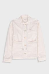 Lunar Jacket - Ecru Crinkle Canvas