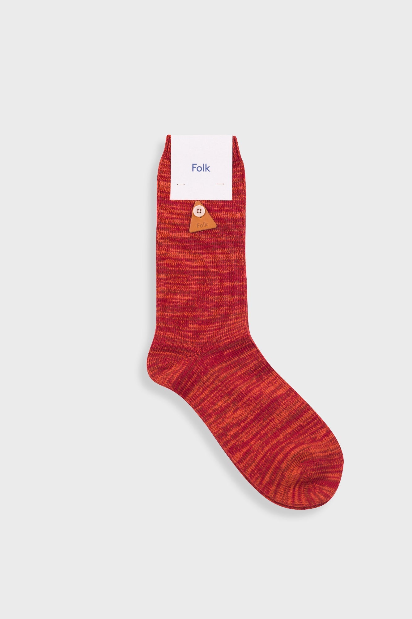 Melange Socks Crimson Mix