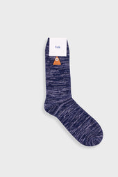 Melange Socks - Navy Mix