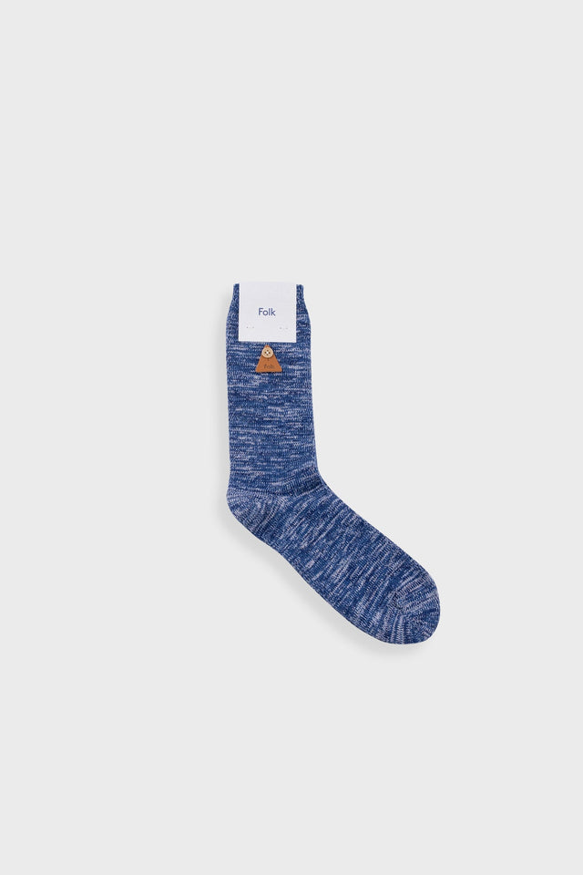 Melange Sock - Soft Navy Mix