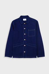 Meyer Shirt Jacket - Deep Denim Herringbone