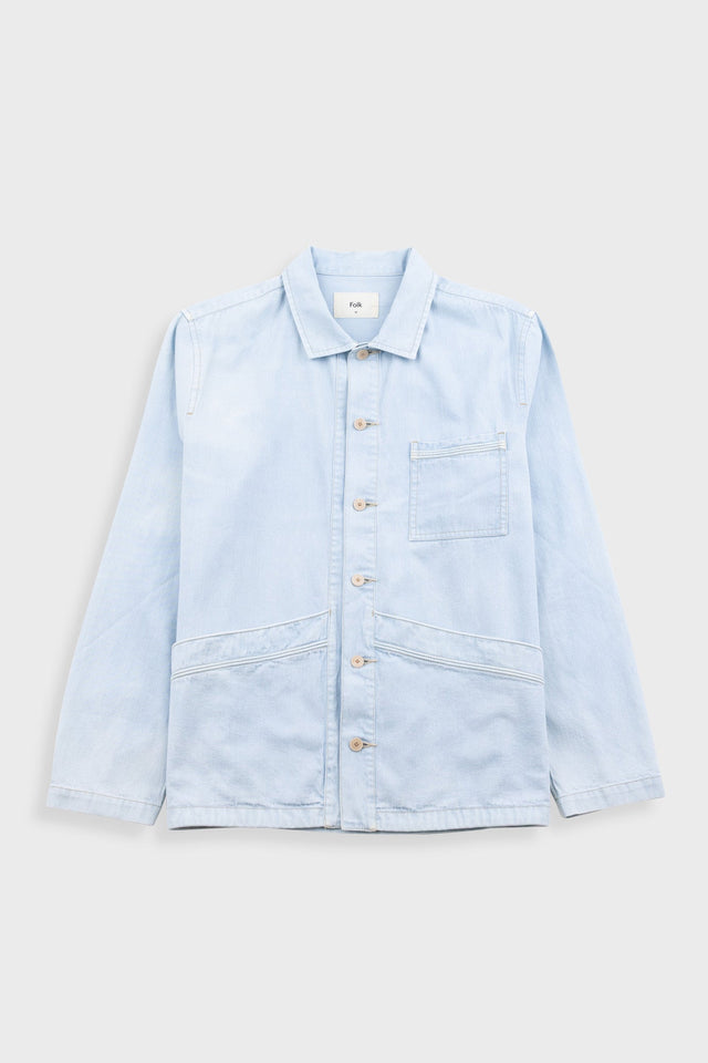 Meyer Shirt Jacket - Light Denim