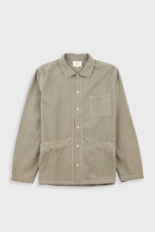 Meyer Shirt Jacket - Silver Sage Herringbone