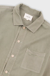 Meyer Shirt Jacket Sage Herringbone