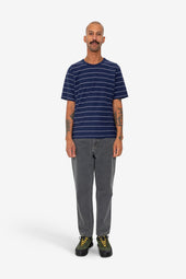 Microstripe T Shirt Navy