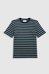 Multistripe T-Shirt - Black / Green Mix