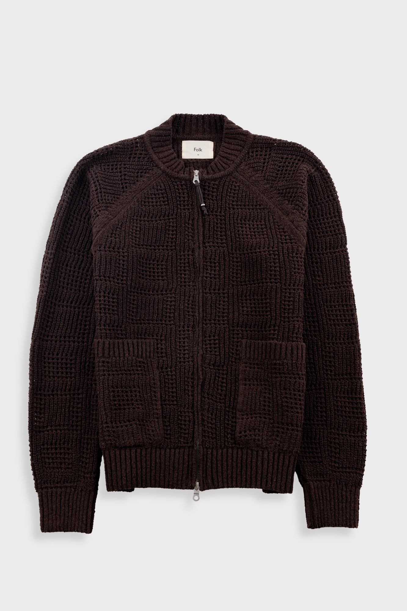 Open Knit Bomber