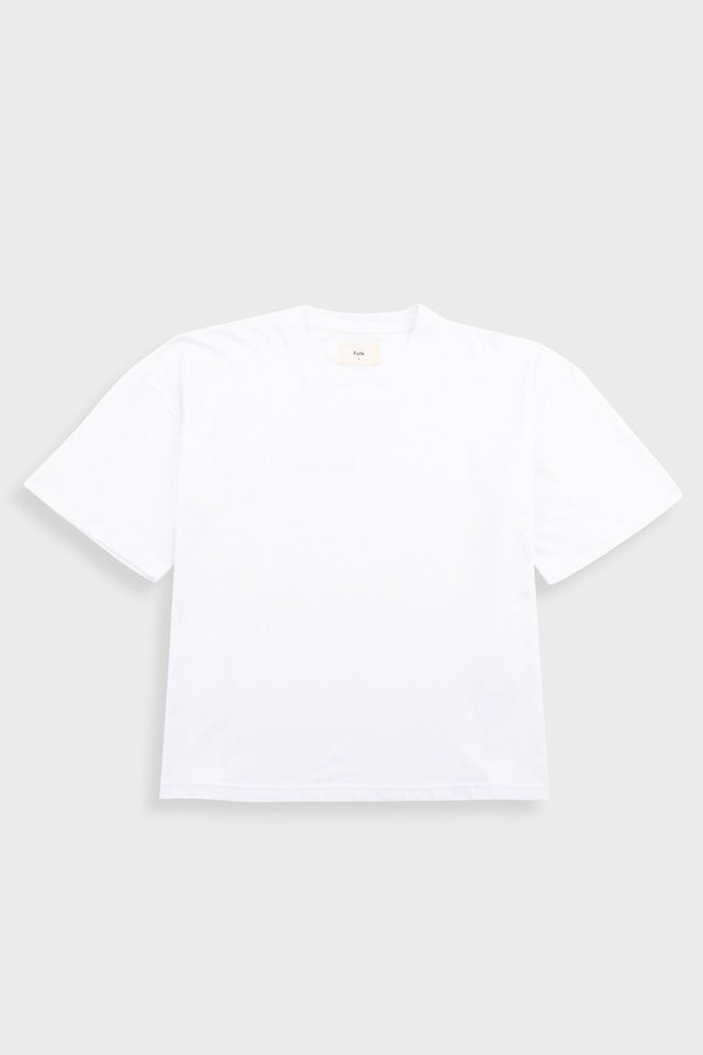 Oversized T-Shirt - White Slub