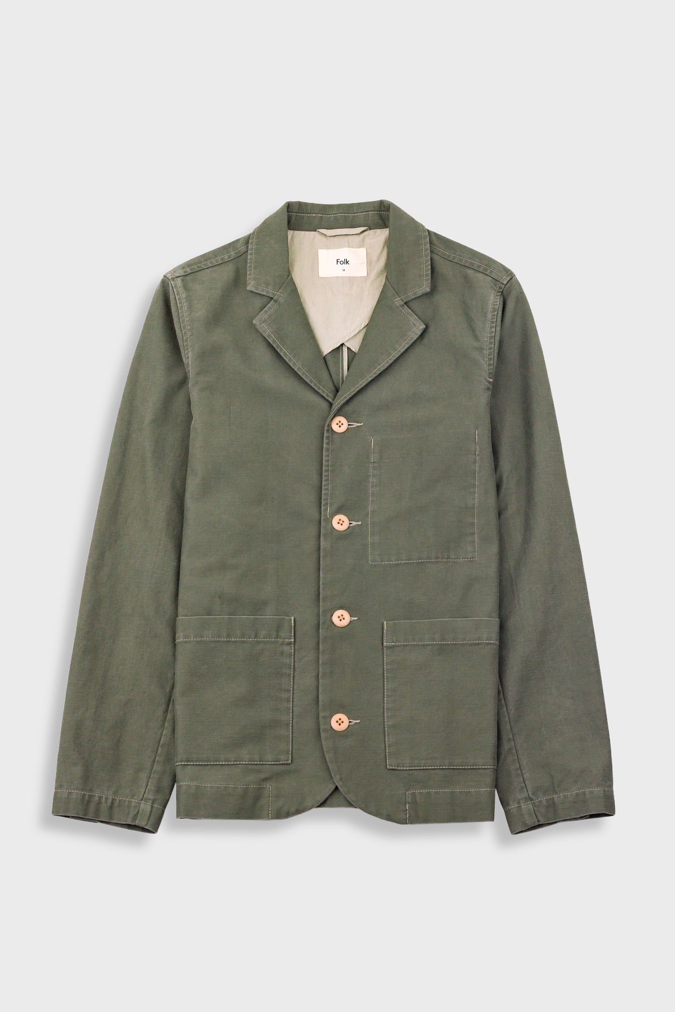 Patch Jacket Dark Slub