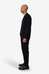Patch Jacket Soft Brushed Stripe