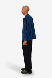 Patch Overshirt Ink Blue Moleskin