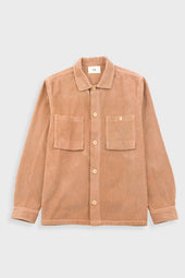 Patch Overshirt - Mink Chunky Cord