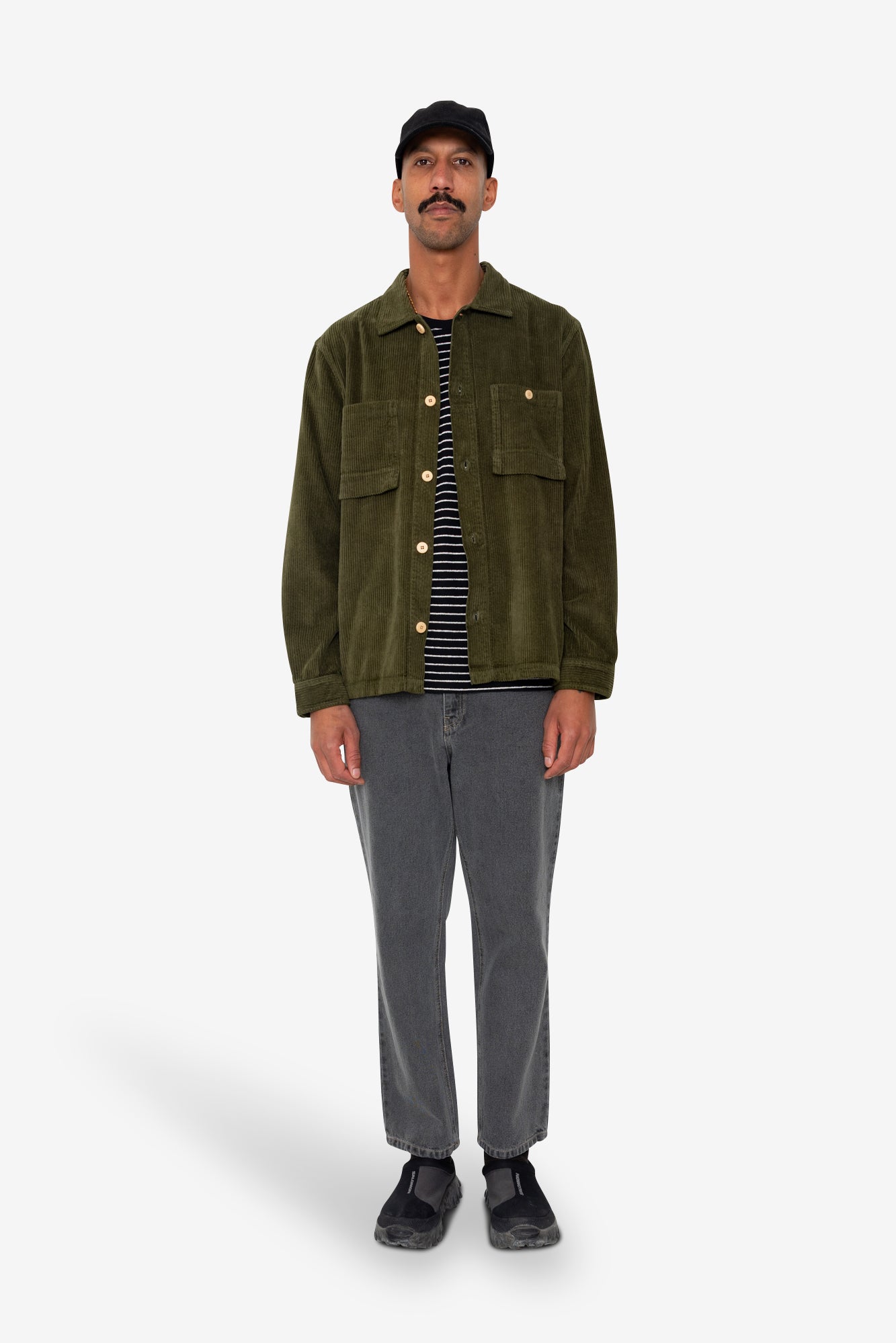 Patch Overshirt Chunky Cord